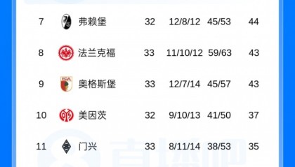 爱游戏官网-德甲积分榜：狼堡仍处降级附加赛区，末轮和倒二圣保利直接对话